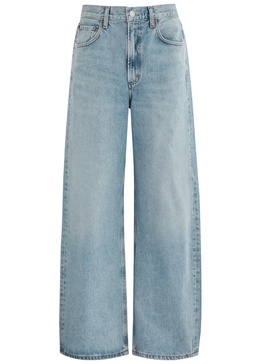 Low Curve barrel-leg jeans