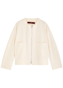 Symmetry panelled stretch-jersey jacket