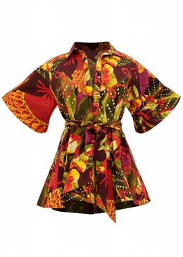 shanti romper in kola print