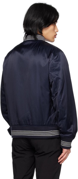 Navy Dugout Bomber Jacket