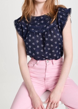 have a lace blouse in navy
