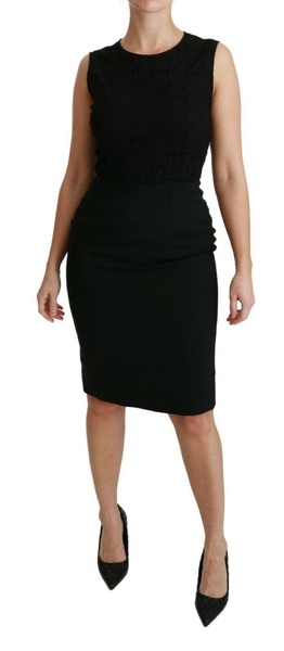 Elegant Floral Lace Brocade Mini Dress