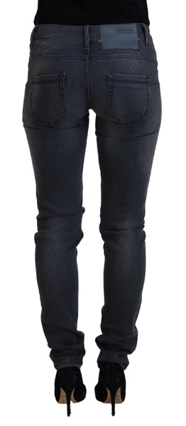 cotton skinny low waist women casual blue women's jeans