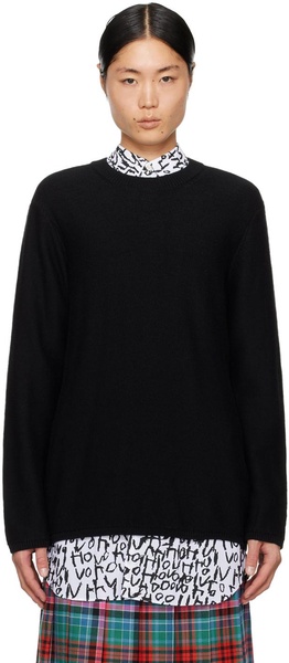 Black Fringe Sweater