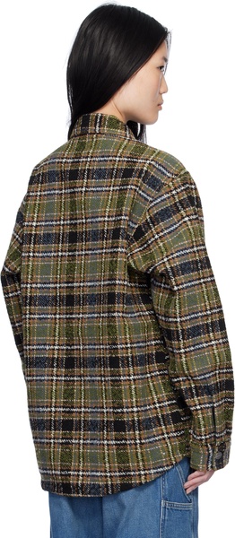 Khaki Stroy Check Shirt Jacket
