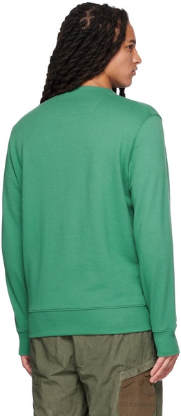 Green Embroidered Sweatshirt