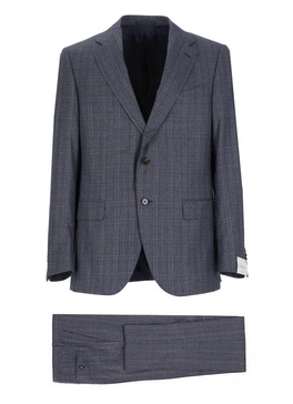 blue wool suit