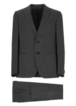 grey wool suit