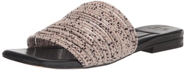 Women's Maddie Flat Sandal, Black 001, 9