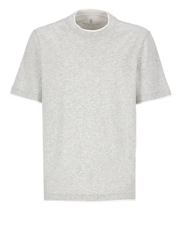 Layered-effect Crewneck T-shirt