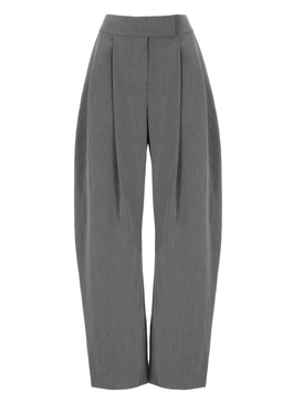 Wide-leg Pinces Trousers