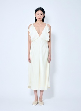 Jil Sander Women V Neck Midi Dress