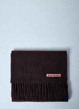 Acne Studios Women Fringe Wool Scarf