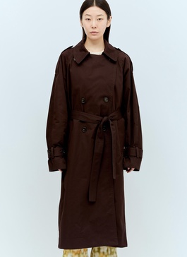 Acne Studios Women Double-Breasted Trench Coat