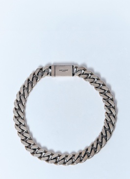 Saint Laurent Men Curb Chain Necklace