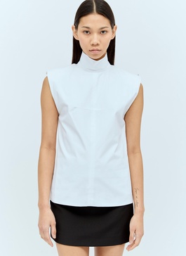 Sportmax Women High-Neck Canvas Top