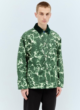 Burberry Men Rose Waxed Cotton Jacket