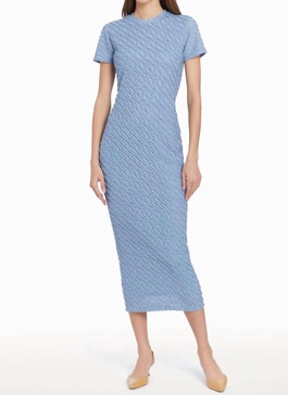 rosaria dress in blue