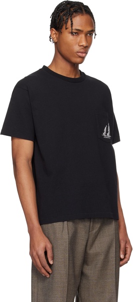 Black 'Recreation' Sails Pocket T-shirt