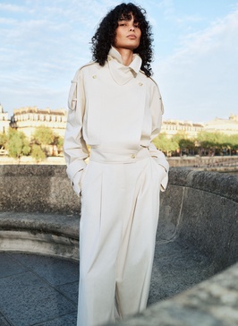 Miles Cropped Trench Jacket