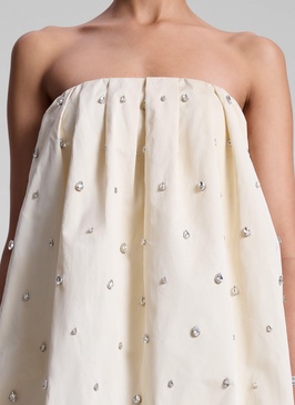 Holly Strapless Embellished Mini Dress