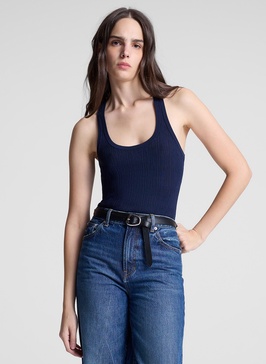 Iris Fine Cotton Knit Tank