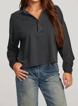 miles long sleeve in licorice