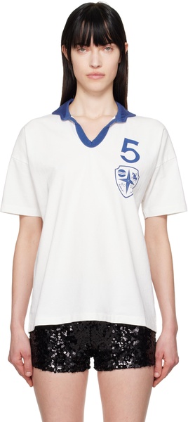 White 'Recreation' Polo