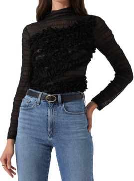 owena long sleeve in black