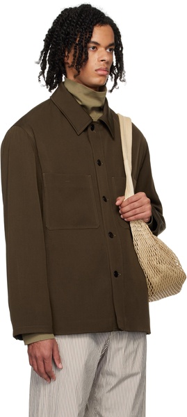 Brown Wadded Facing Jacket