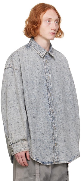 Blue Monogram Denim Shirt