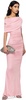 Pink One-Shoulder Maxi Dress