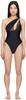 Black Asymmetric Swimsuit
