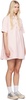 Pink Overdyed Denim Minidress