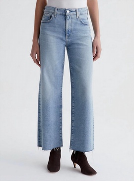 saige wide leg crop jeans in eclipsed