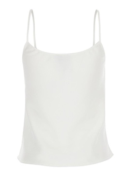 Plain Tank Top With U Neckline