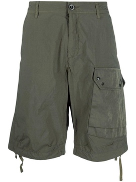 Bermuda Shorts in Brown Cotton Blend Man