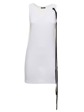 Ann Demeulemeester Ann Demeulemeester Woman's Seva White Cotton Tank Top