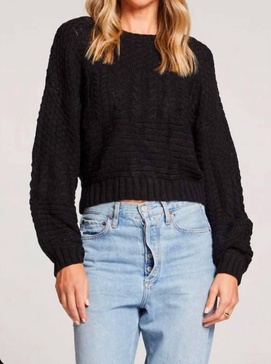ronnie sweater in black