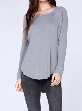 raglan tee in overcast