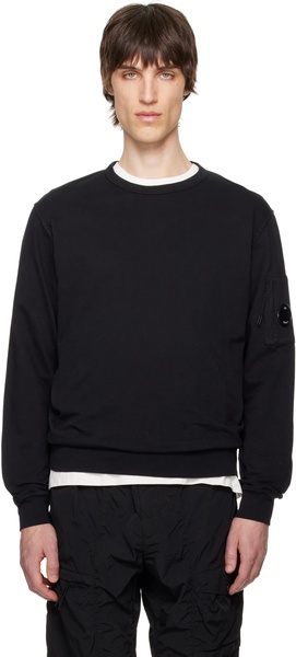 Black Light Fleece Crewneck Lens Sweatshirt
