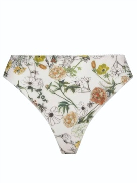 women's liberte en fleur thong in green/orange