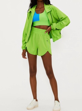 cliff short in palm garden green