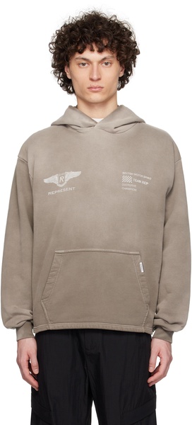 Gray 'Team Rep' Hoodie