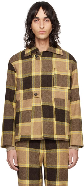 Brown Charleston Plaid Jacket