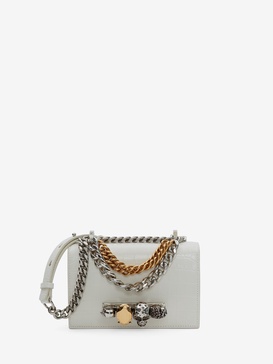 Mini Jewelled Satchel leather bag