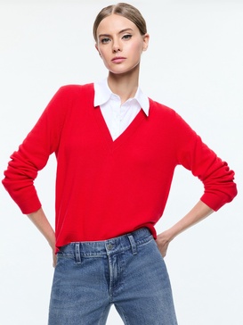 DENBY COLLARED PULLOVER