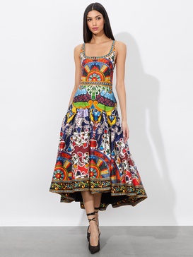 DIANA STRUCTURED MIDI DRESS