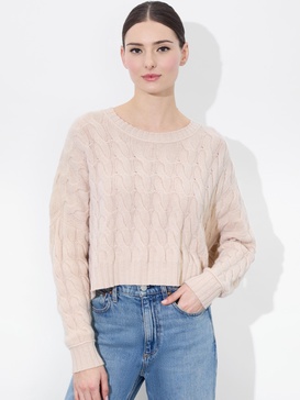 CECILIE CABLEKNIT PULLOVER