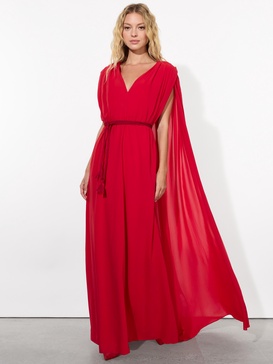 ZENAIDA MAXI CAPE DRESS